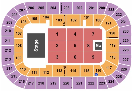 Bon Secours Wellness Arena Seating Chart